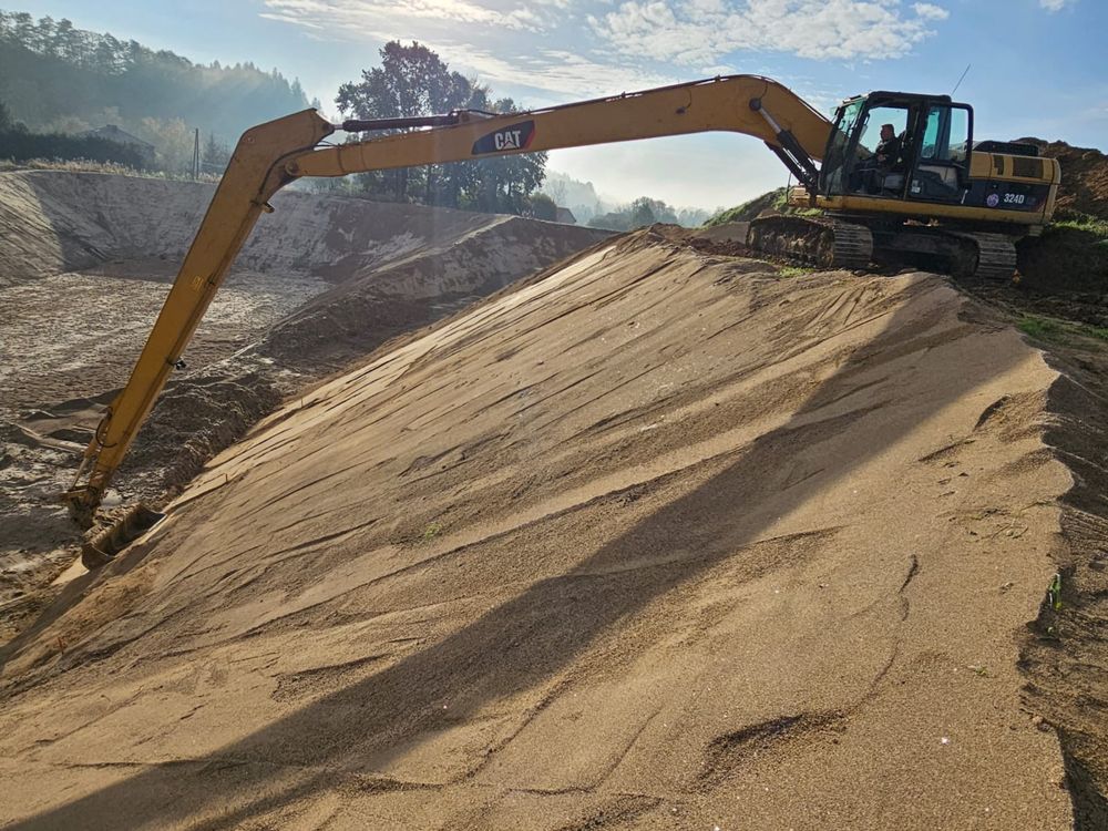 Koparka Long Reach Liebherr Długie ramię wynajem