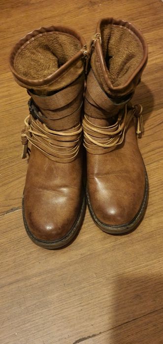 Ocieplane buty damskie 37