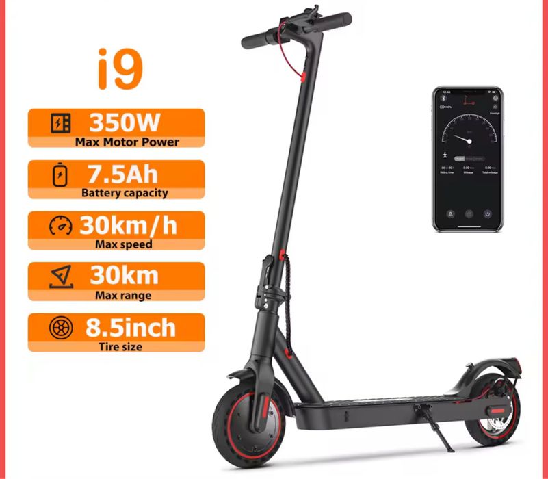 Hulajnoga elektryczna iScooter i9 nowa