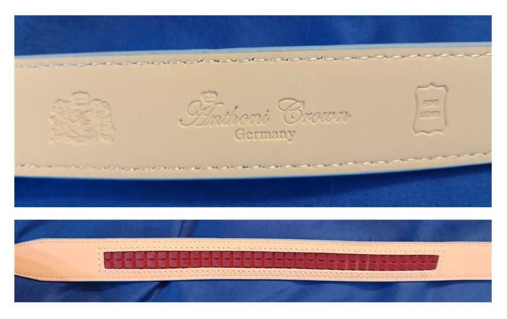 Anthoni Crown Cinto azul para mulher Tam 85 (244)