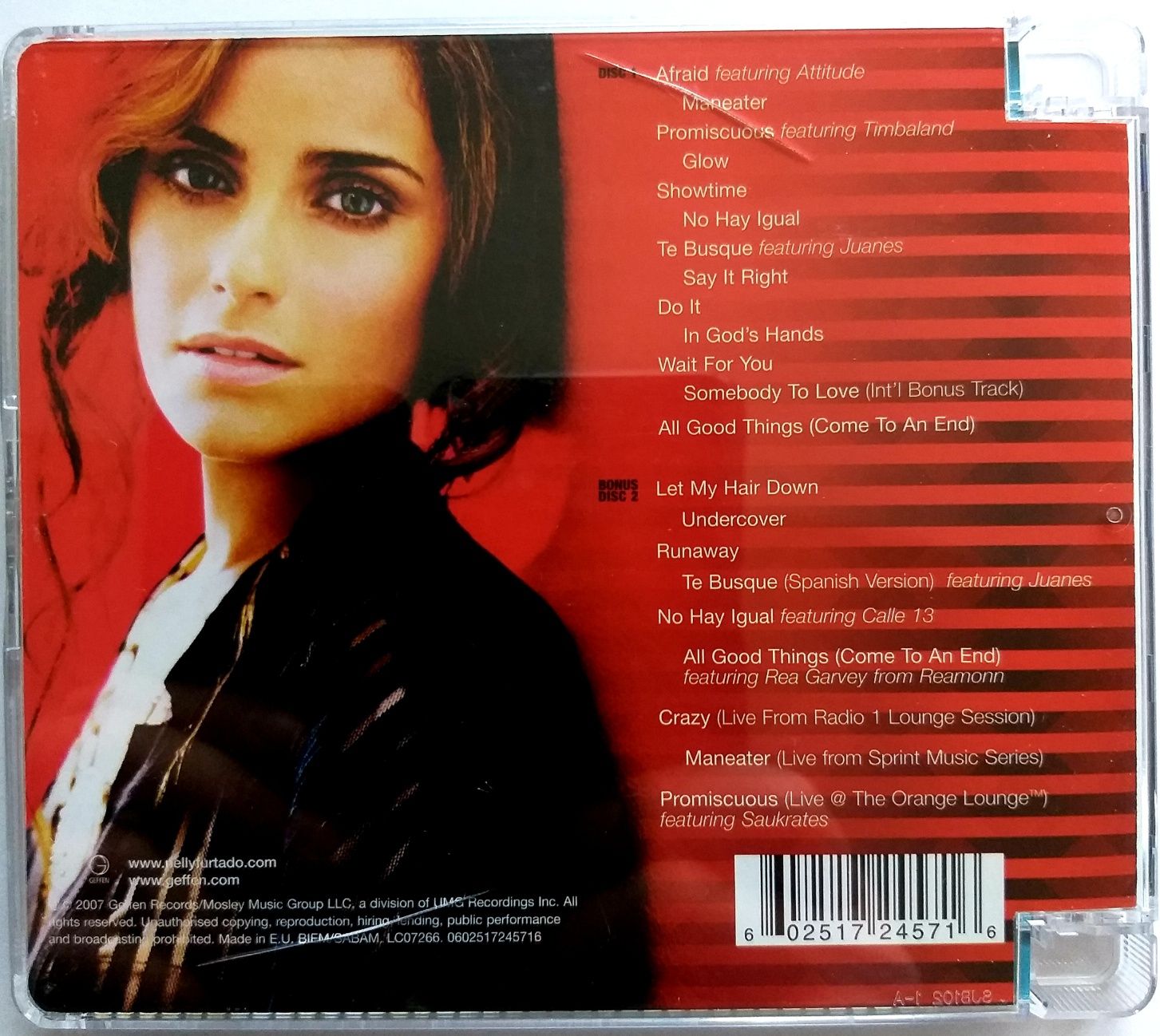 Nelly Furtado Loose International Tour Edition 2CD 2007r