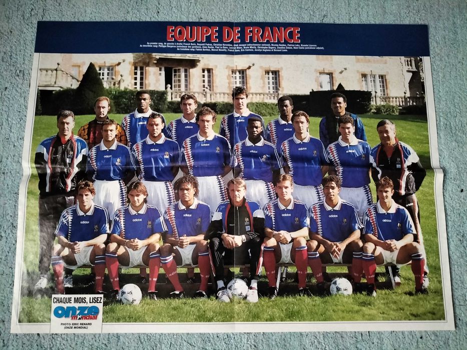 Poster Selecção França anos 90