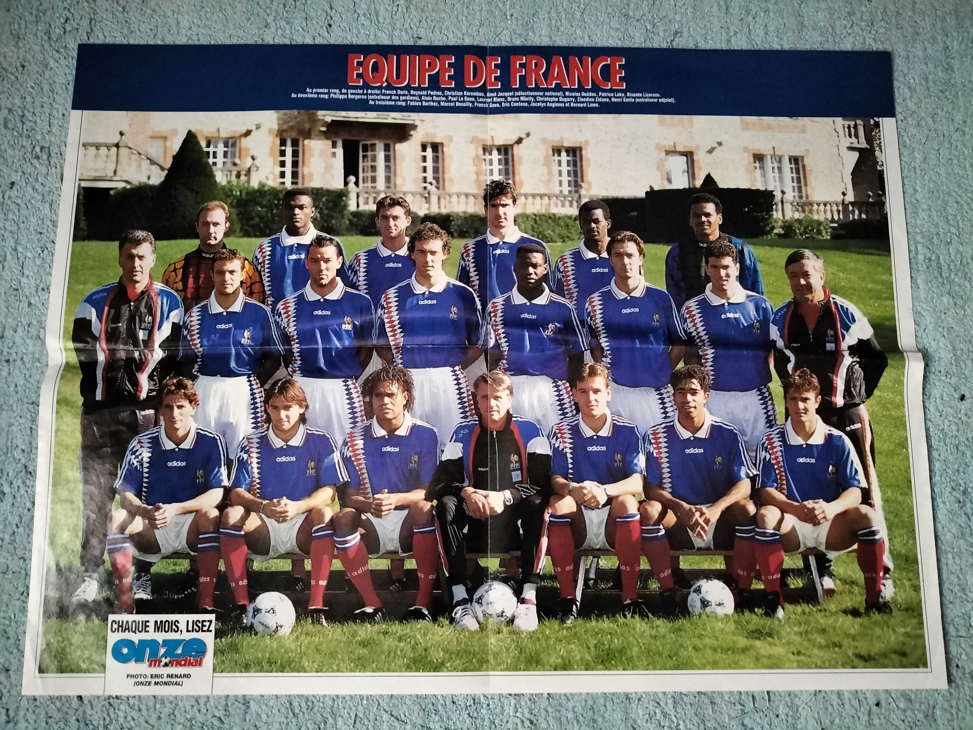 Poster Selecção França anos 90