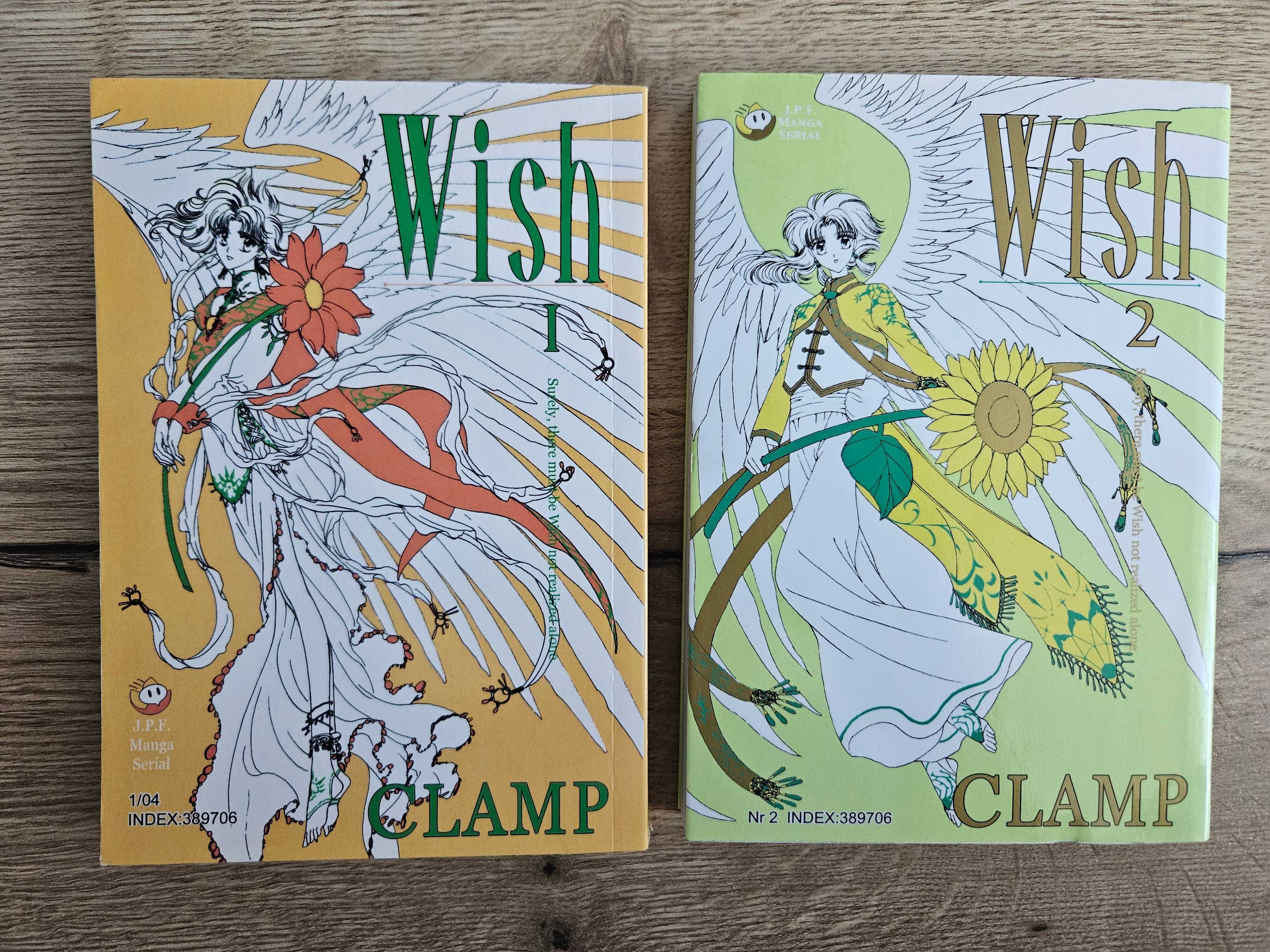 Manga Wish - Clamp - tomy 1-4 (komplet)