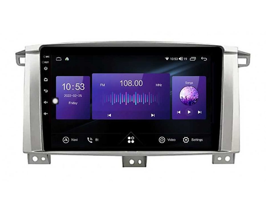 Radio samochodowe Android Toyota Land Cruiser 100 (9") 2003.-2008