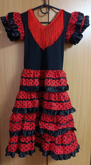 Дитяча сукня в  іспанському стилі фламенко, розмір 10