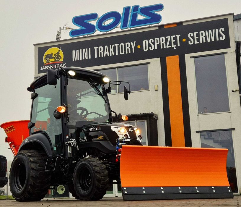 SOLIS 26 9+9. Kabina, zestaw zimowy. Pług śnieżny ,solarka. NOWY.
