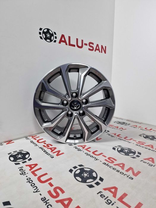 NOWE ALUFELGI TOYOTA 16" 5x114,3 Corolla Verso Prius - Grafit Poler