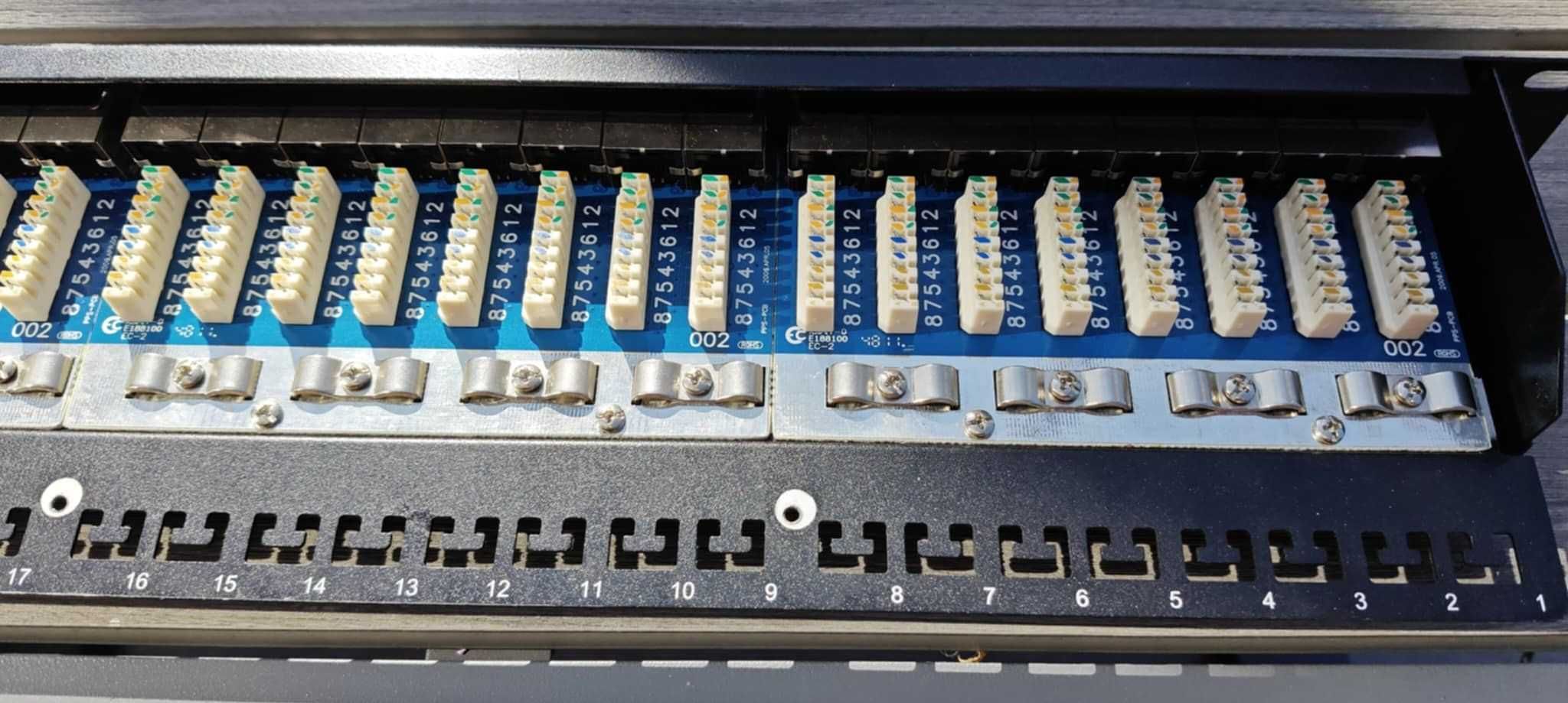 Patch Panel Digitus 24 porty kat 5e z półką WYSOKA jakość
