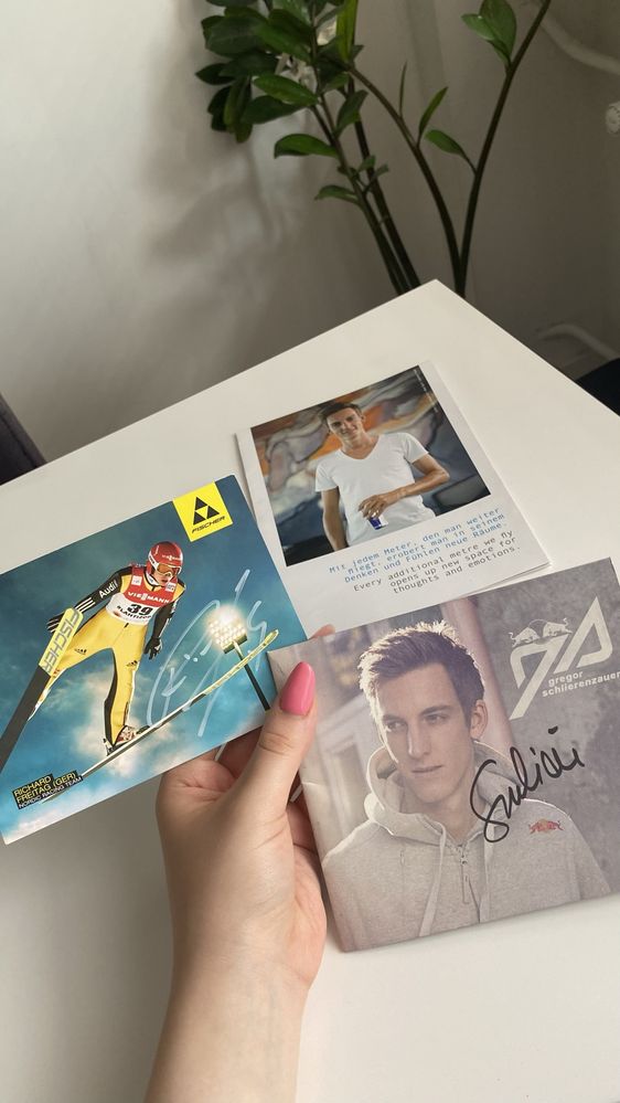 skoki narciarskie autografy