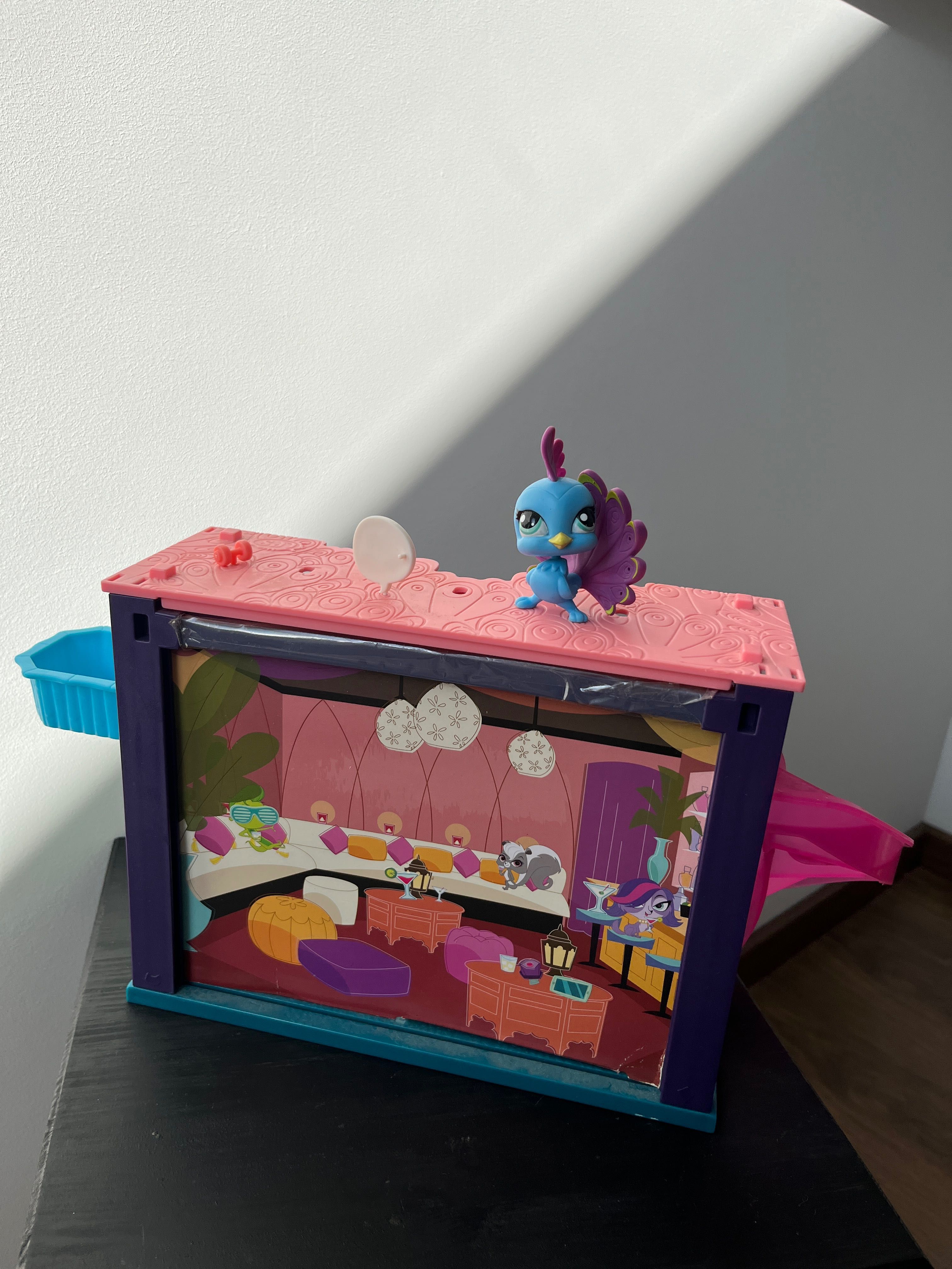 Littlest pet shop dyskoteka Domek LPS Klub salon piękności Hasbro