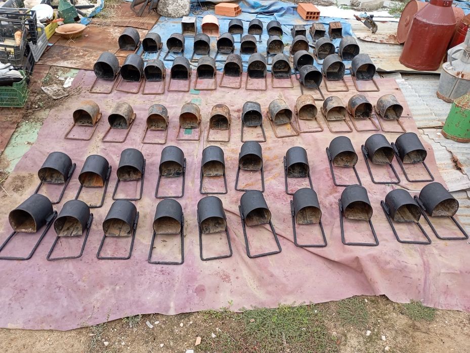 Alcatruzes de nora 61 antigos bom estado