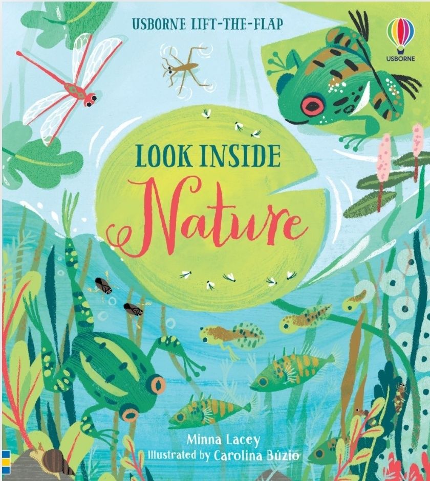 Usborne look inside nature jungle Дитячі книги англійською