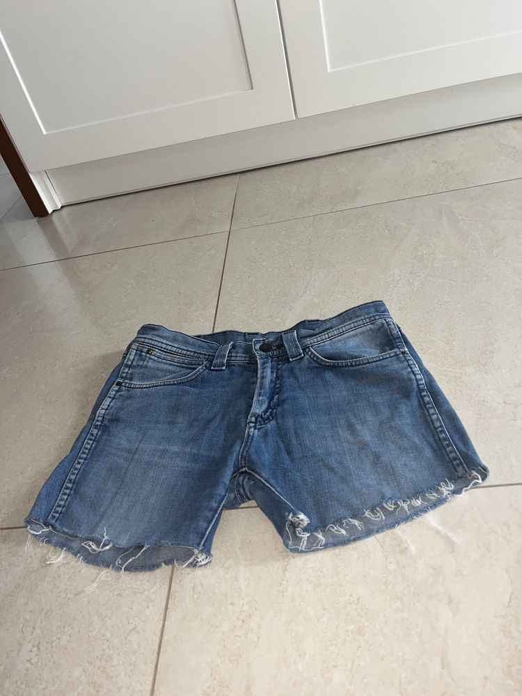 spodenki jeansowe wrangler rozmiar Xs/s