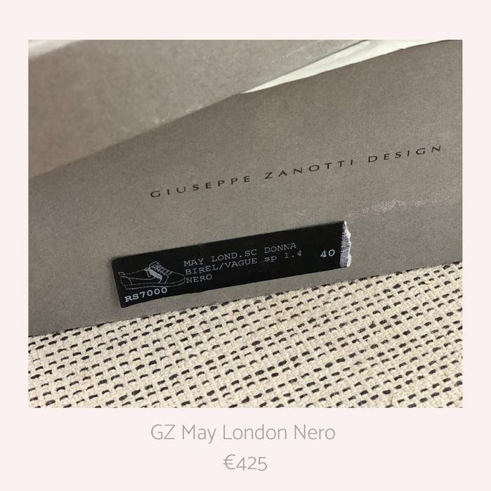 Giuseppe Zanotti May London Nero Black