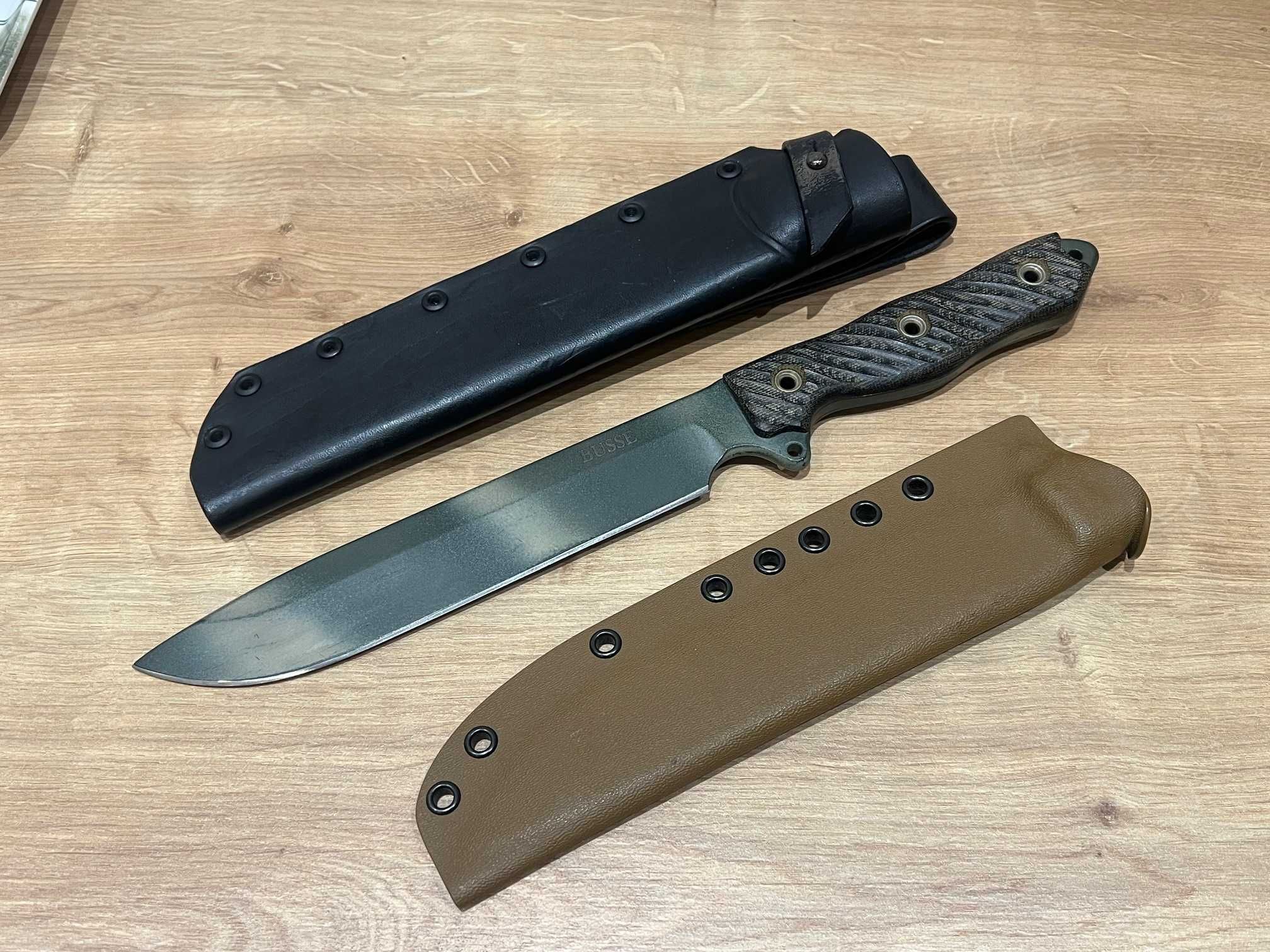Nóż fixed Busse DSSF Desert Storm Stealth Fighter CAMO
