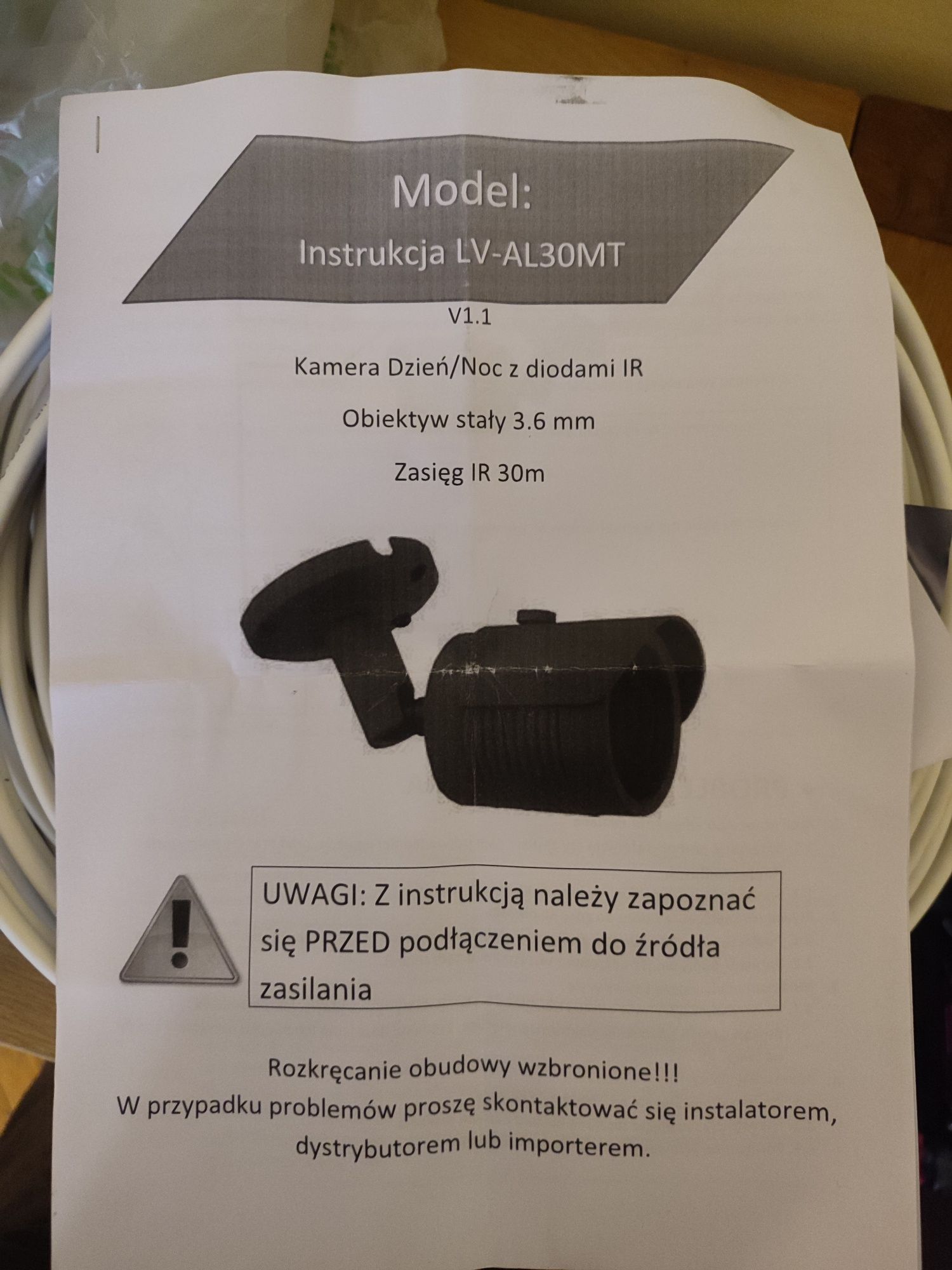 Kamerki rejestrator nowe w opakowaniu LV-AL 30MTA