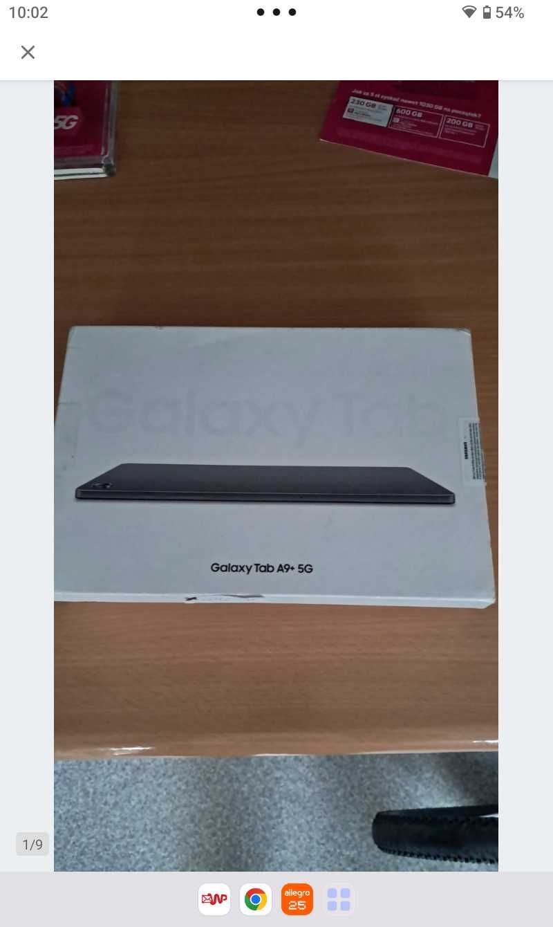 SUPER tablet Samsung A9+ 5G. Gwarancja producenta