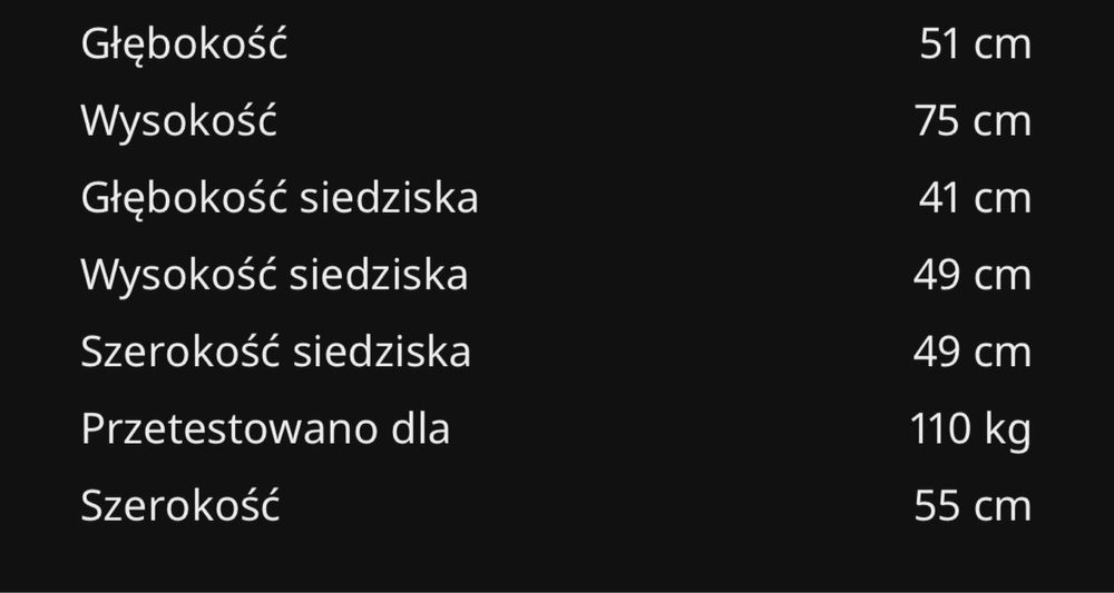 Krzeslo granatowe do stolu jadalni kuchni