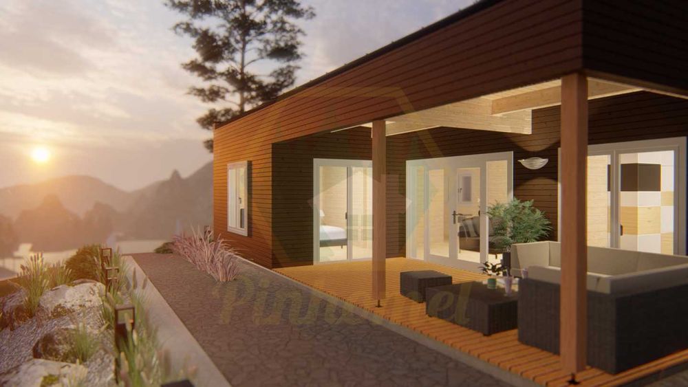 Casa de madeira lançamento