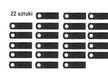 Nóże do wertykulatora spalinowego 22+3szt gratis WEIBANG WB384 WB486