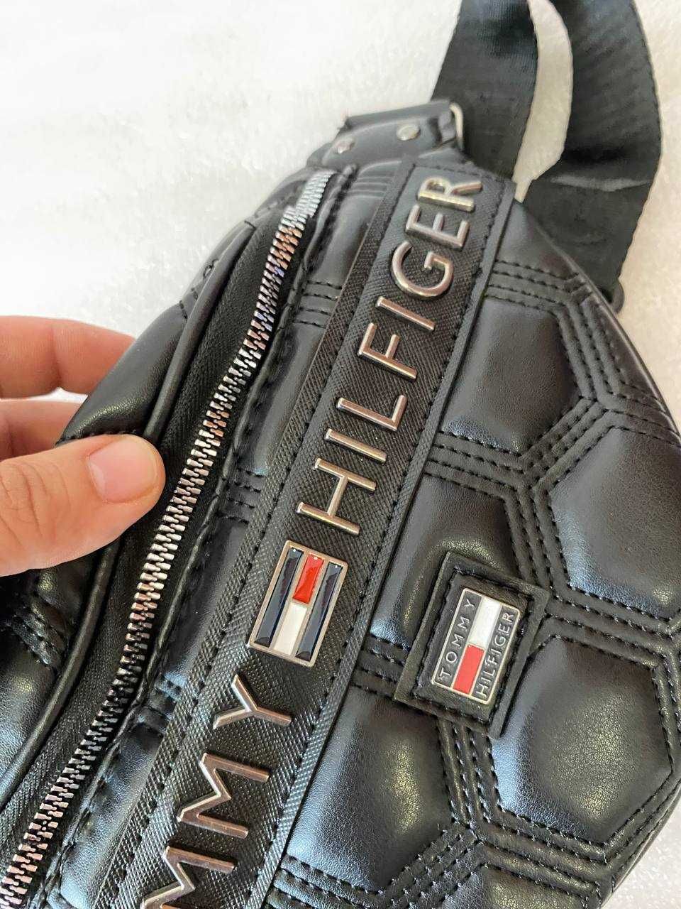 Сумка  поясная Tommy Hilfiger. Мужская сумка. Сумка бананка.