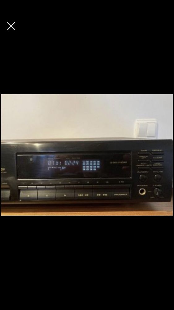 Leitor cd Pioneer PD-203 comando telecomando