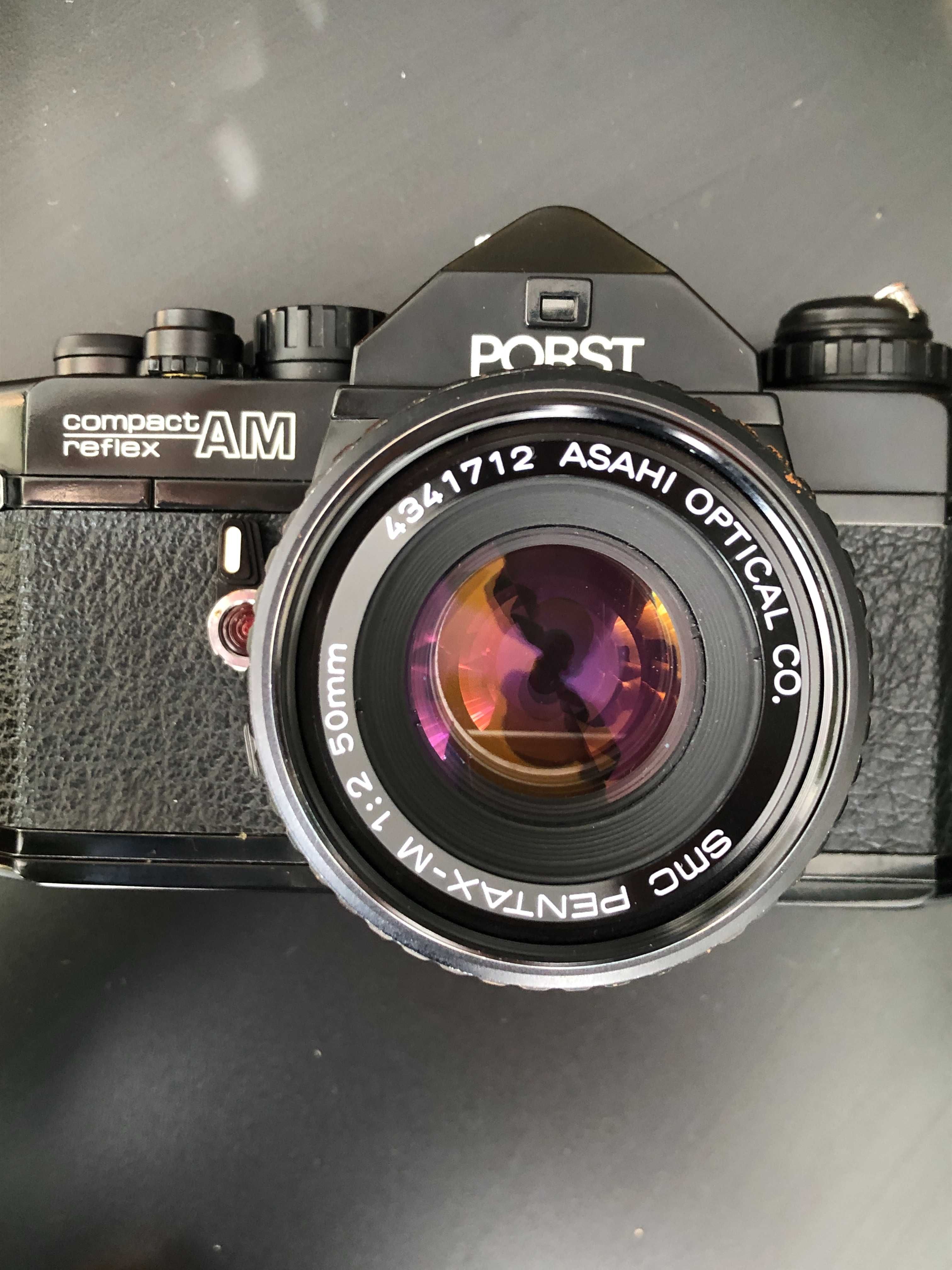 Фотокамера Porst compact reflex AM з Обєктивом SMC Pentax M 50mm f2