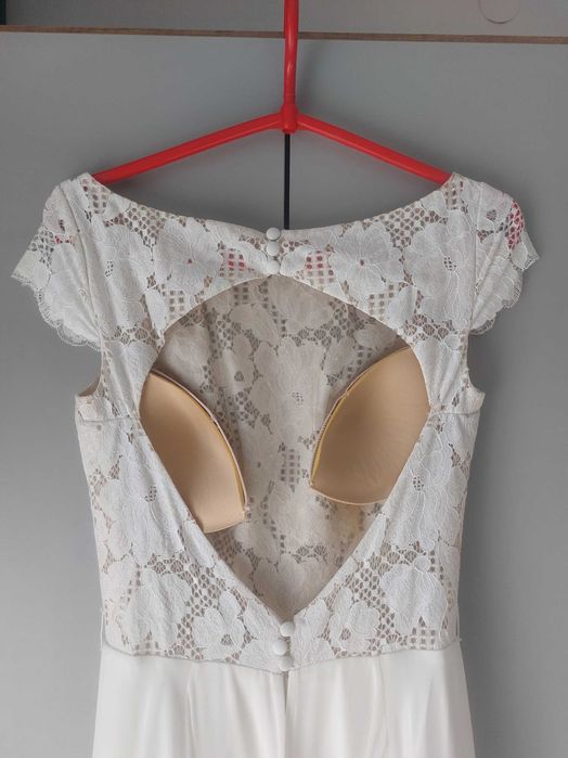 Suknia ślubna boho lillian west minimalizm