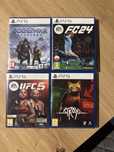 God of War, Ufc 5, Stray, FC24 PS5