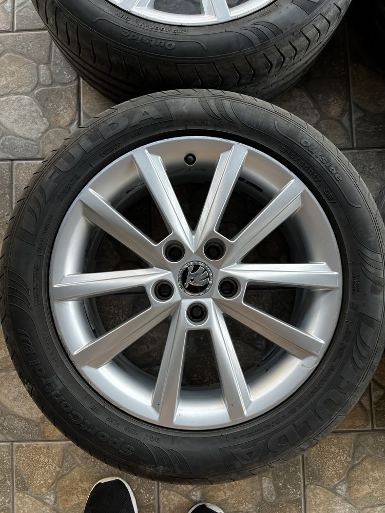 Felgi z oponami Skoda Teron 17 cali 5x112 215/55/17 225/50/17