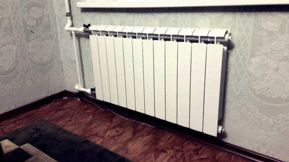 Поменять батарею замена радиатора стояков труб сантехники отопления