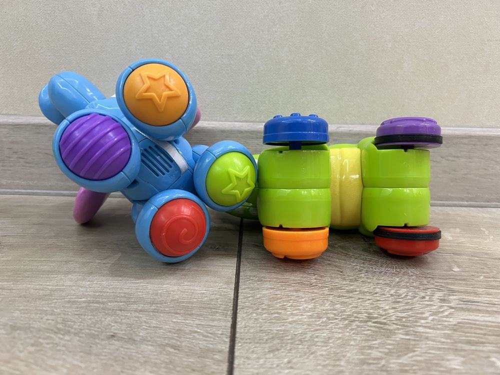 Набір іграшок Fisher-price (крокодил каталка та слон)