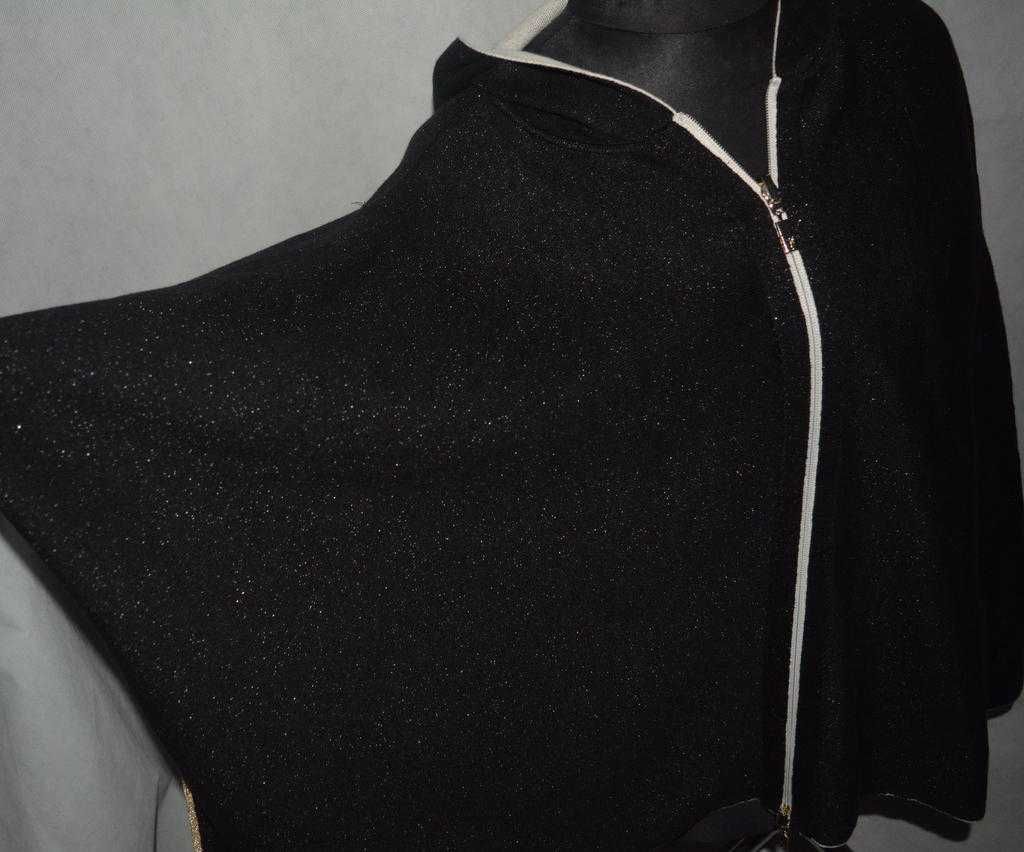 Dwustronny sweter ponczo oversize Monari