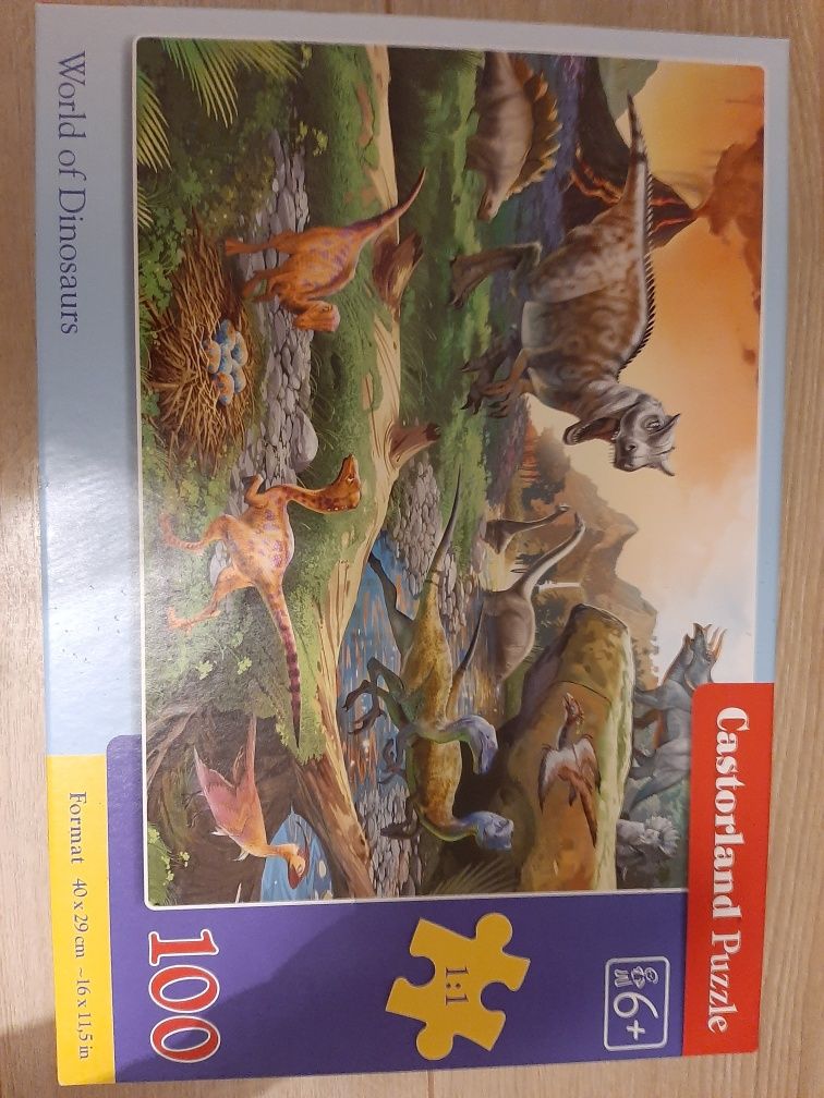 Puzzle z dinozaurami