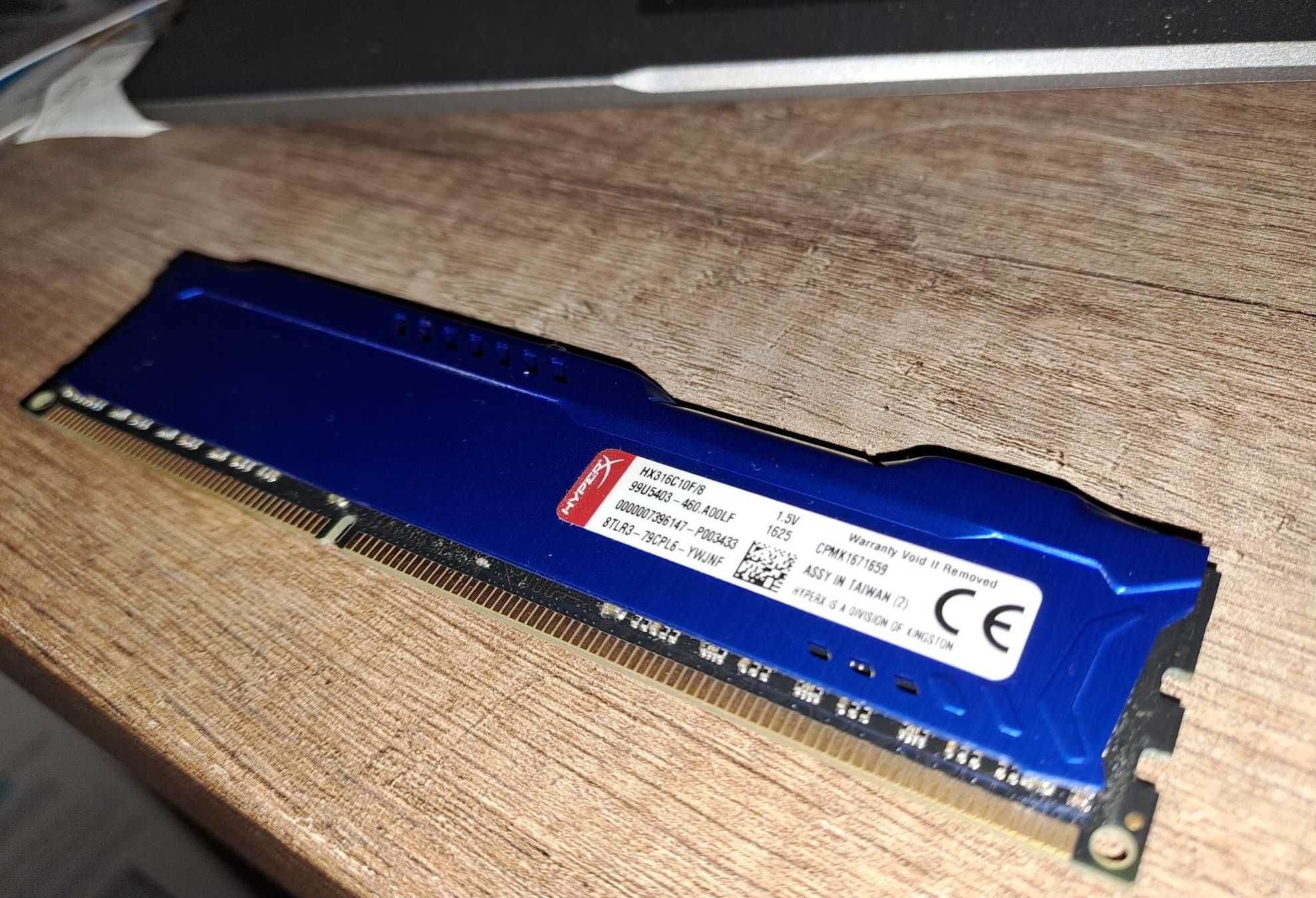 Pamięć HyperX Fury, DDR3, 8GB 1600MHz