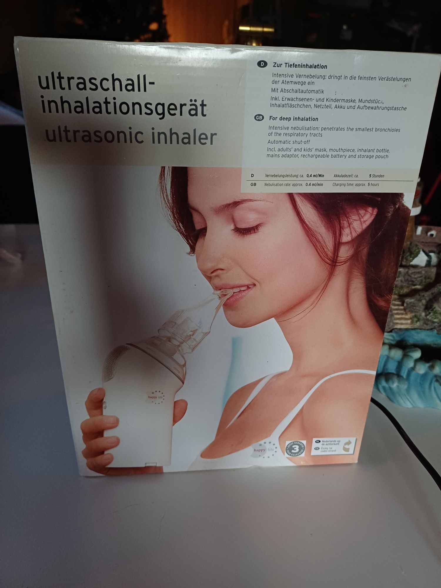 Nowy inhalator ultradźwiękowy Happy Life