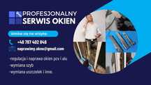 Serwis/regulacja okien pcv Warszawa