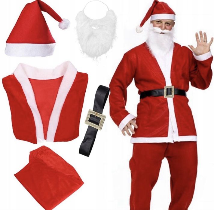 Strój mikołaja nowy