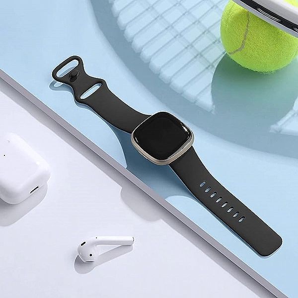 Opaska / Pasek Braders do Fitbit Versa 4 / Fitbit Versa 3 czarny
