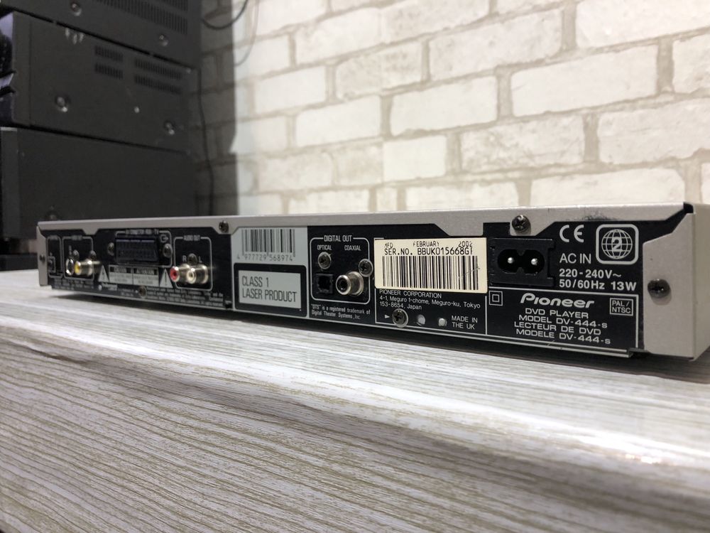 DVD/CD програвач/DVD/СD проигрыватель  Pioneer DV-444 б/у з Німеччини