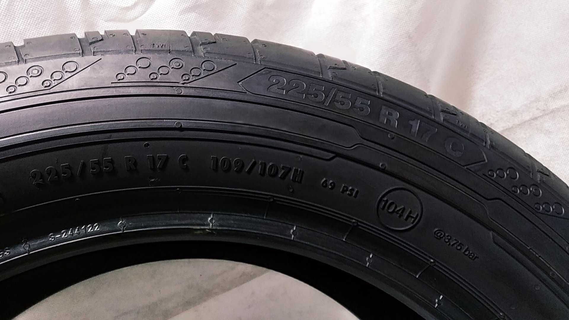 opona letnia CONTINENTAL 225/55r17C 2019rok