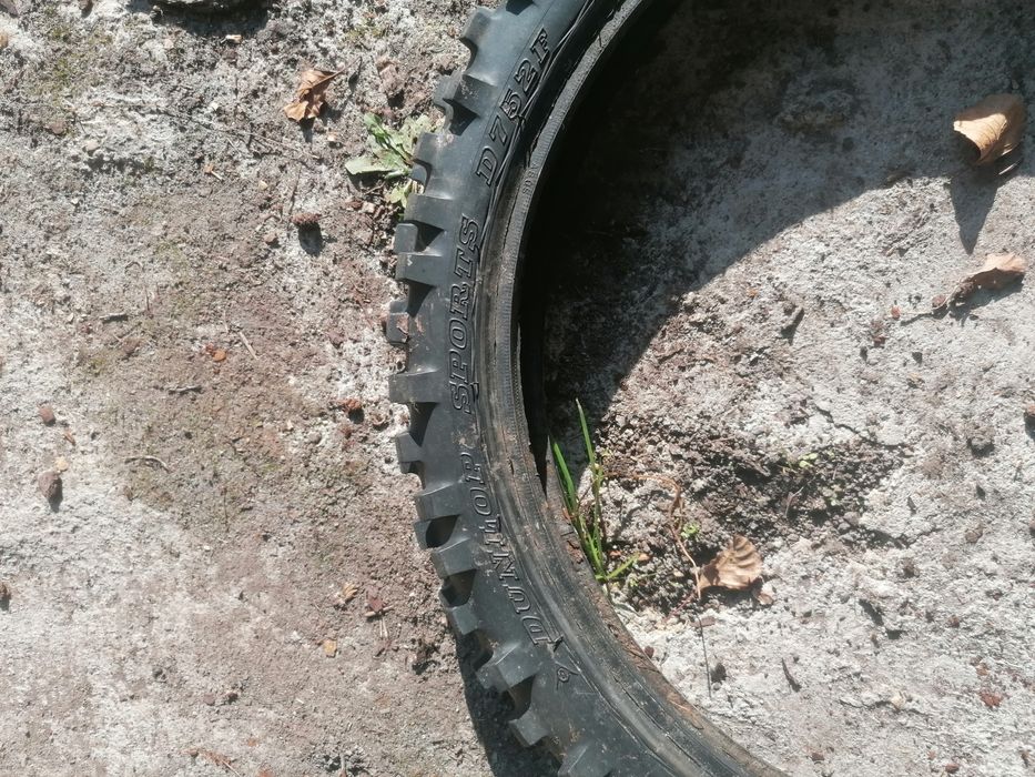 Pneu dunlop 70/100/19