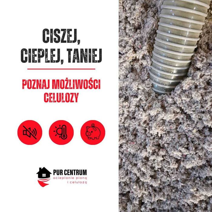 Ocieplanie Celulozą Izolacja Wdmuchiwaną Wełną Celulozową Ocieplenia
