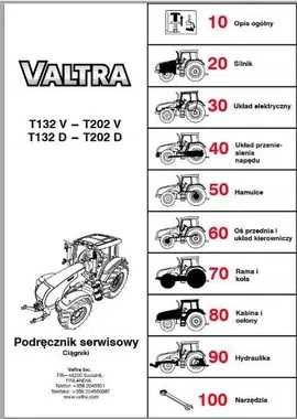 Instrukcja Napraw Valtra T 132 T 152 T 162 T 172 T 182 T 202 Direct PL