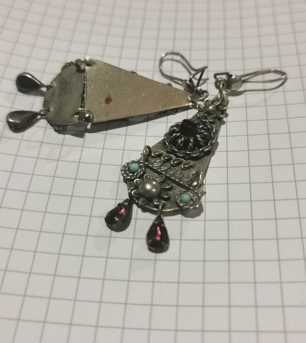 Серьги 916 проба звезда