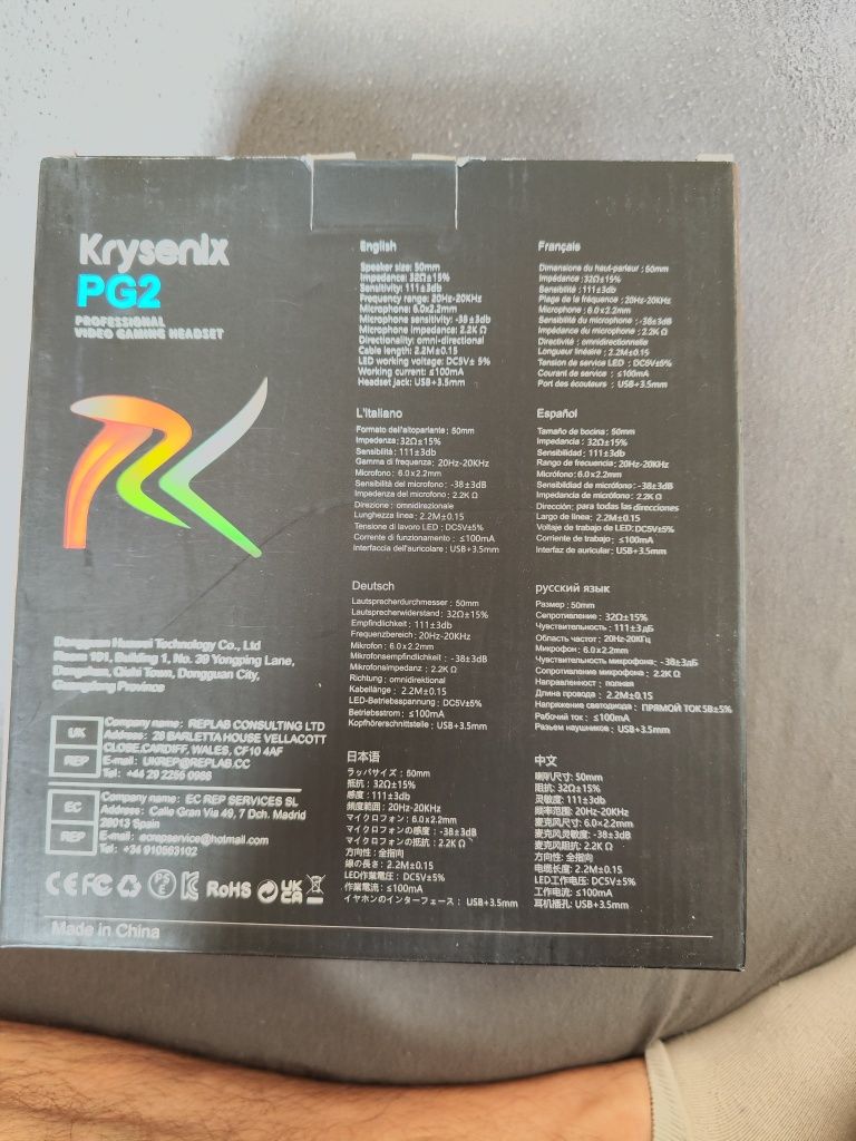 Słuchawki gamingowe Krysenix