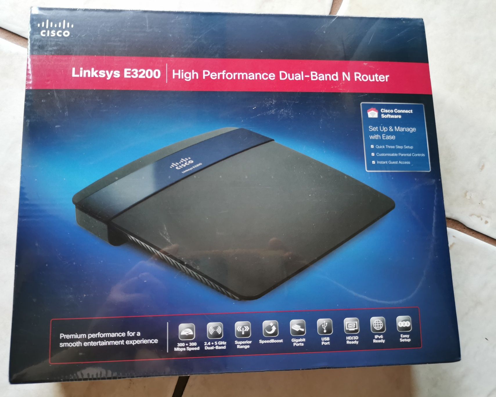 Router Cisco Linksys 3200 nowy folia