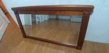 Lustro drewniane solidne do powieszenia stan bardzo dobry