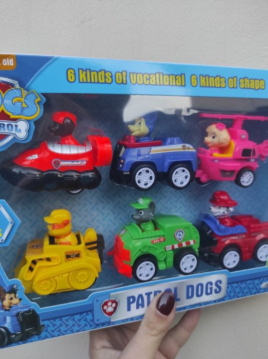 Psi patrol zestaw pojazdów